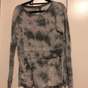 Calvin Klein Tye Dye Long Sleeve Tee Shirt